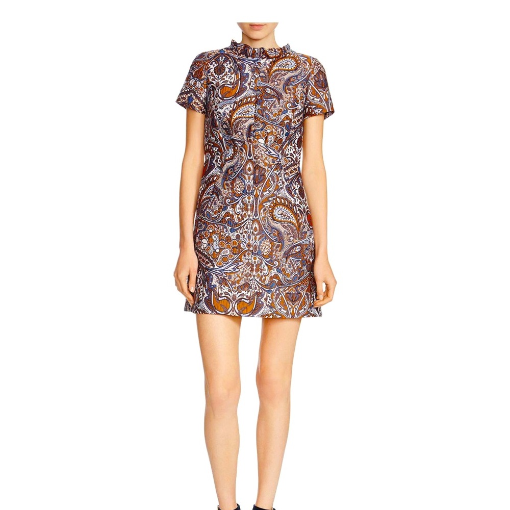 NWT Maje Rimane jacquard shift dress